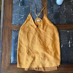 Free people silk tank!